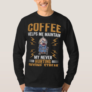 Kaffee Drink Vintag Granny Kaffee Sprichwort T-Shirt