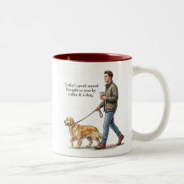 Kaffee & ein Golden Make Today Better Zweifarbige Tasse