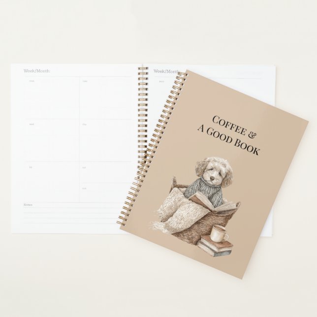 Kaffee & Ein Gutes Buch Hundekorb Planer (Anzeige)