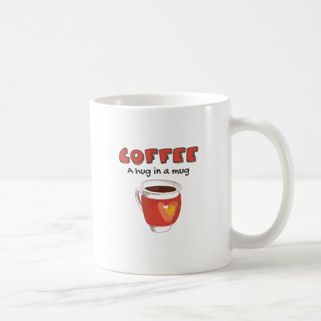 Kaffee ein Schluck in einer Tasse Kaffee Lover Ges (Rechts)