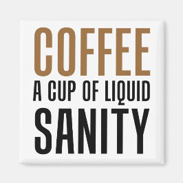 Kaffee eine Tasse Flüssigkeit Magnet