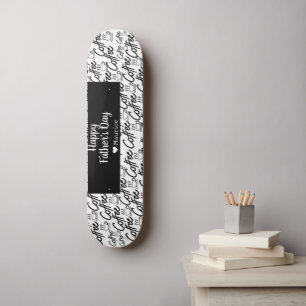 Kaffee Einfach Eleganter Tag der Modernen Väter Skateboard