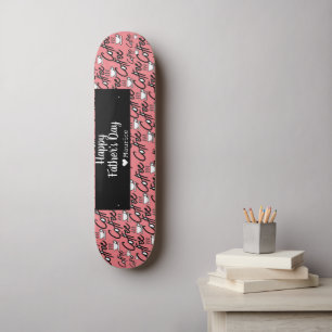 Kaffee Einfach Eleganter Tag der Modernen Väter Skateboard
