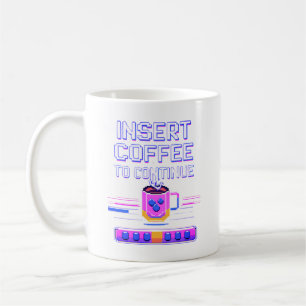 Kaffee einfügen, um Gamer-Kaffee-Pixel fortzusetze Kaffeetasse