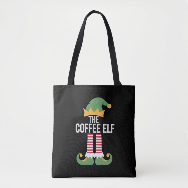 Kaffee Elf Familie Matching Group Weihnachten (Vorderseite)
