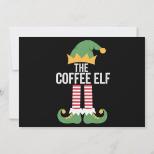 Kaffee-Elfen-Familien-Matching-Gruppe Weihnachten