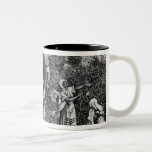 Kaffee-Ernte Zweifarbige Tasse