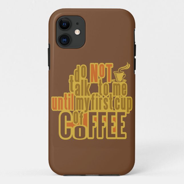 KAFFEE Erster iPhone-Fallkamerad Case-Mate iPhone Hülle (Rückseite)