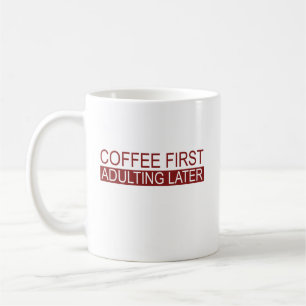 Kaffee Erwachsener später sonnig Kaffeetasse