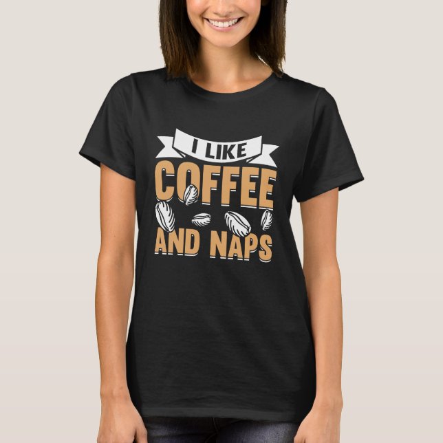 Kaffee Espresso Barista Cappuccino T-Shirt (Vorderseite)