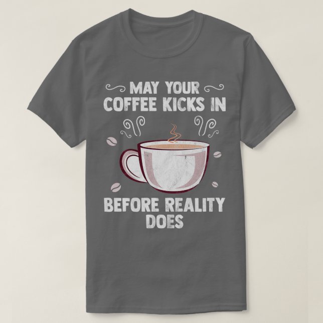 Kaffee Espresso Koffeine Cappuccino Tee 11 (Design vorne)