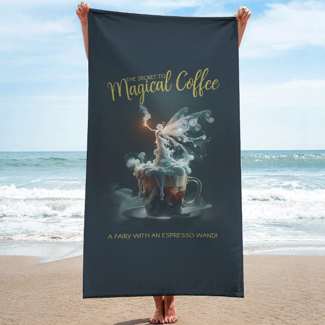 Kaffee Fairy Strandtuch (Von Creator hochgeladen)