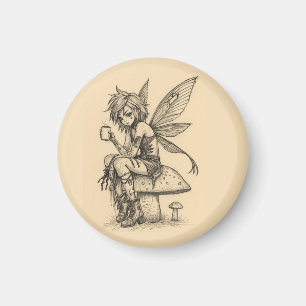 Kaffee Fee Magnet