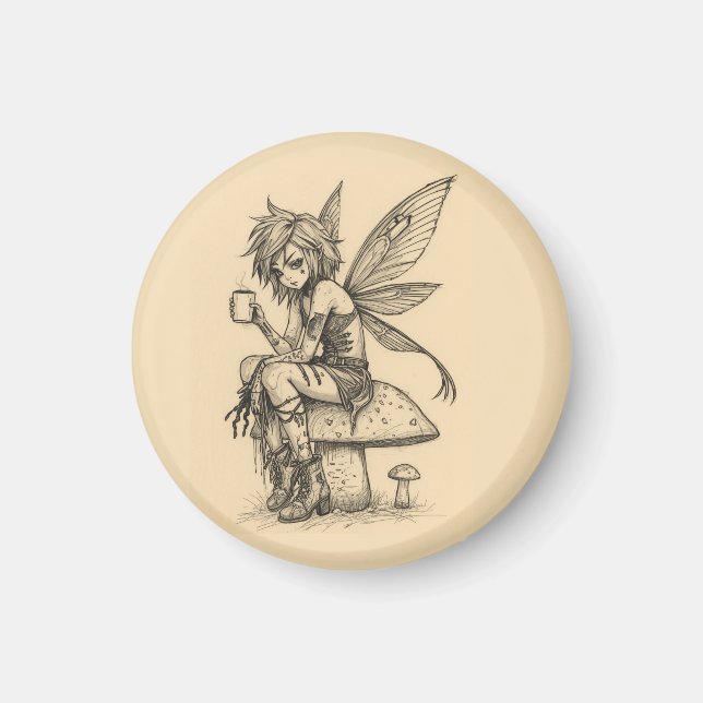 Kaffee Fee Magnet (Vorne)
