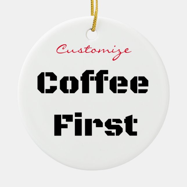 Kaffee First Thunder_Cove Keramik Ornament (Vorne)