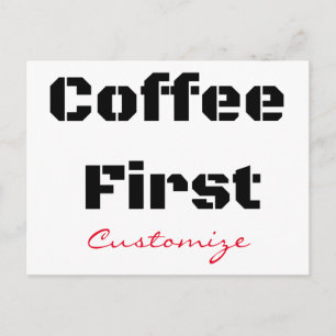 Kaffee First Thunder_Cove Postkarte