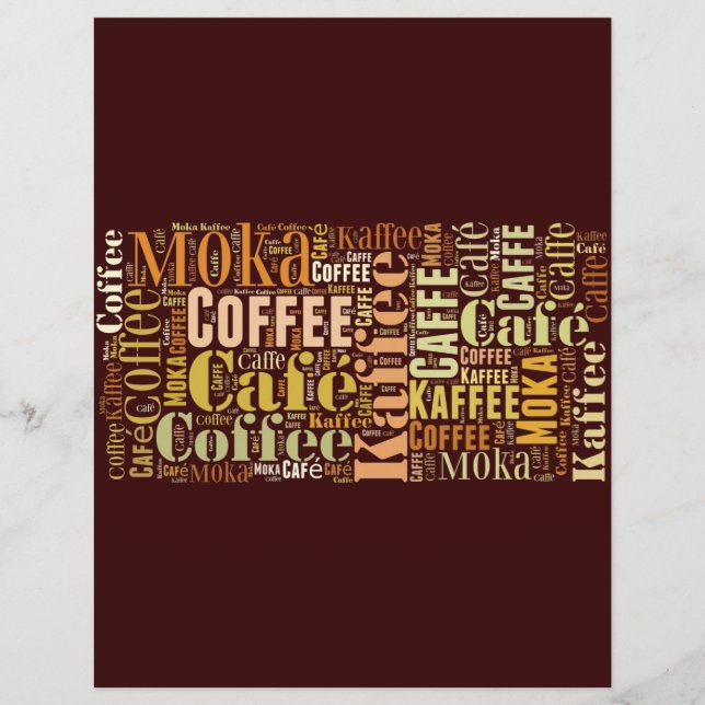 Kaffee Flyer (Vorne)