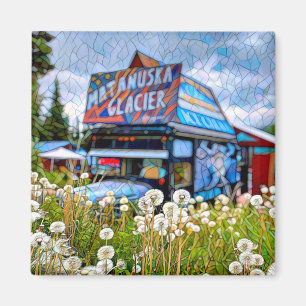 Kaffee Food Truck Magnet