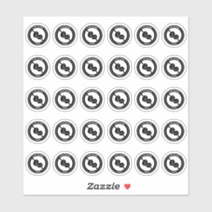 Kaffee freie Hochzeit Platzkarte Mini-Mahlzeit Wah Aufkleber