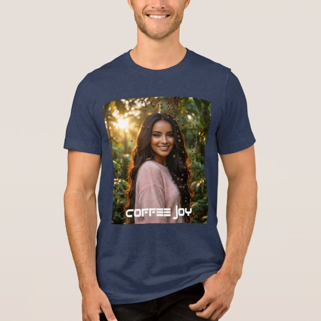 KAFFEE FREUDE Tri-Blend SHIRT (Vorderseite)