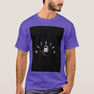KAFFEE FÜLLSTANDSLANzeige lustig T-Shirt