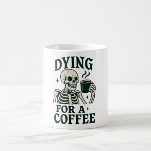 Kaffee Funny Skeleton Halloween Kaffeetasse