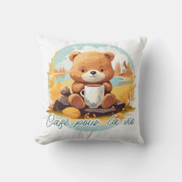 Kaffee für das Leben Kissen