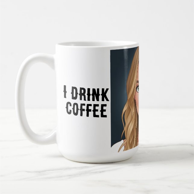 Kaffee für Ihre Sicherheit Kaffeetasse (Links)