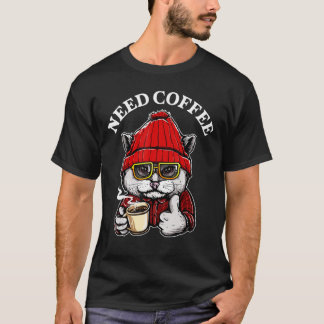 Kaffee für Katzen T-Shirt