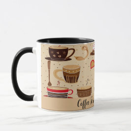 Kaffee für mein Valentine Niedlich Zeichnend Nr. 3 Tasse