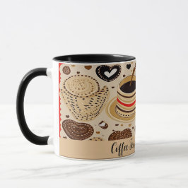 Kaffee für mein Valentine Niedlich Zeichnend Nr. 4 Tasse