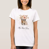 *~* Kaffee für meine erste Liebe Pastell Pink Blum