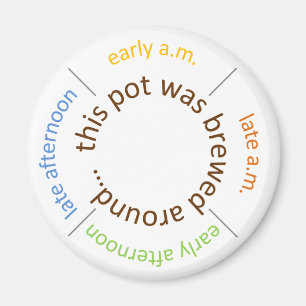 Kaffee gebrannt... magnet