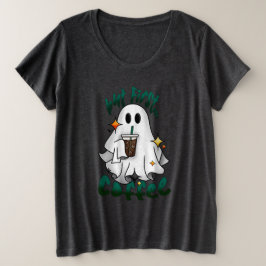 Kaffee-Geist - Aber zuerst.. Kaffee - Schwarz Große Größe T-Shirt