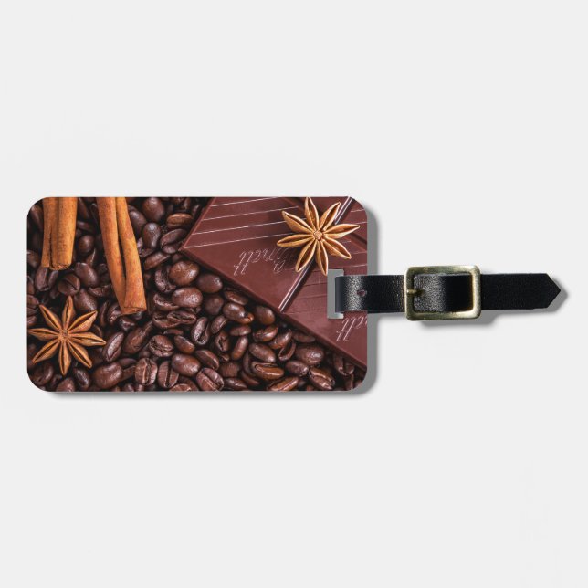 Kaffee Gepäckanhänger (Vorderseite horizontal)