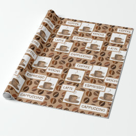 Kaffee Geschenkpapier