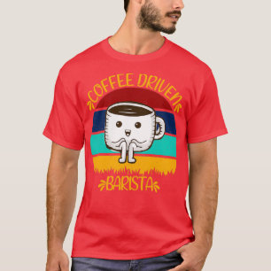 Kaffee Getragen Barista Funny Coffein Quotes T-Shirt