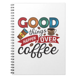 Kaffee gibt es viel Gutes über Kaffee Notizblock