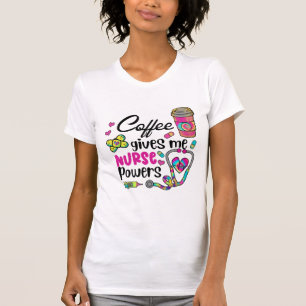 Kaffee gibt mir die Power T-Shirt