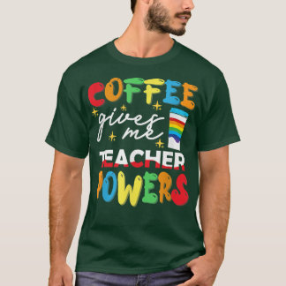 Kaffee gibt mir Powern, welche Milchsorten ich hab T-Shirt