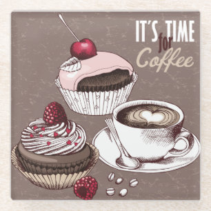 Kaffee Glasuntersetzer