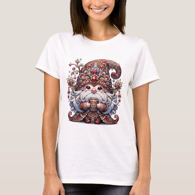 Kaffee Gnome Ruby T-Shirt (Vorderseite)