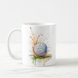 Kaffee & Golf gleicht Par-fection! Kaffeetasse