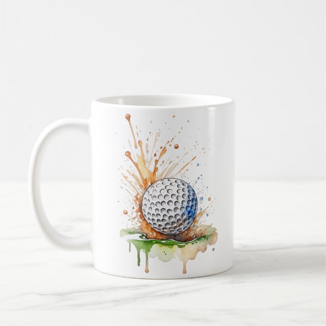Kaffee & Golf gleicht Par-fection! Kaffeetasse (Links)