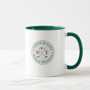 KAFFEE & GOLF Golf Player Tasse