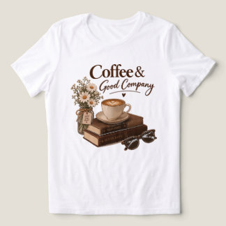 Kaffee & gute Gesellschaft - vintage Kaffee Tri-Blend Shirt
