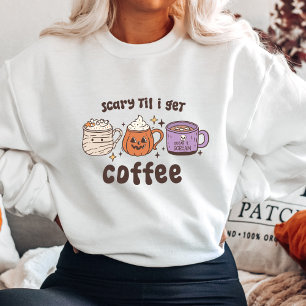 Kaffee Halloween Sweatshirt
