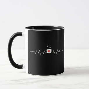 Kaffee Heartbeat Coffee Cup Koffein Liebhaber Tasse