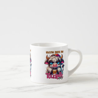 Kaffee hilft mir, Idioten zu tolerieren Espressotasse