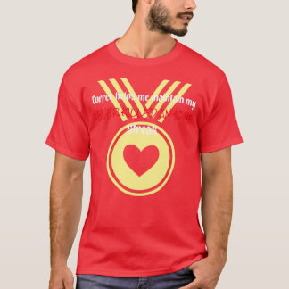 Kaffee hilft mir, meinen Streifen zu halten T-Shirt